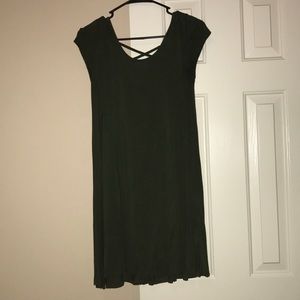 Olive green dress